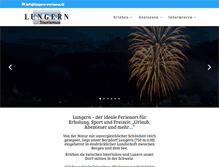 Tablet Screenshot of lungern-tourismus.ch